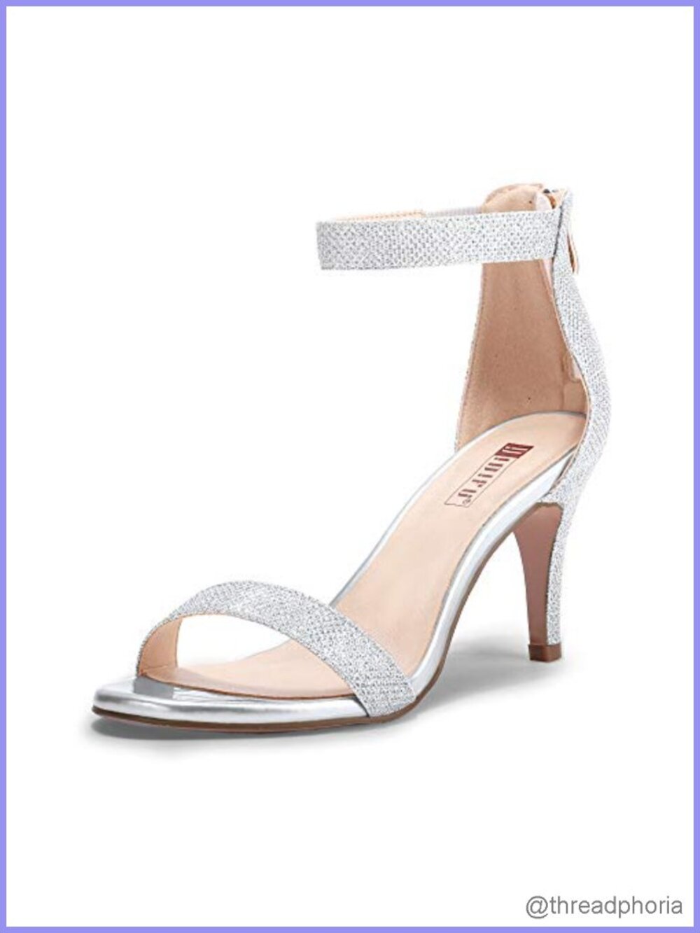Women's 3 Inch Kitten High Heel Dressy Heeled Sandals